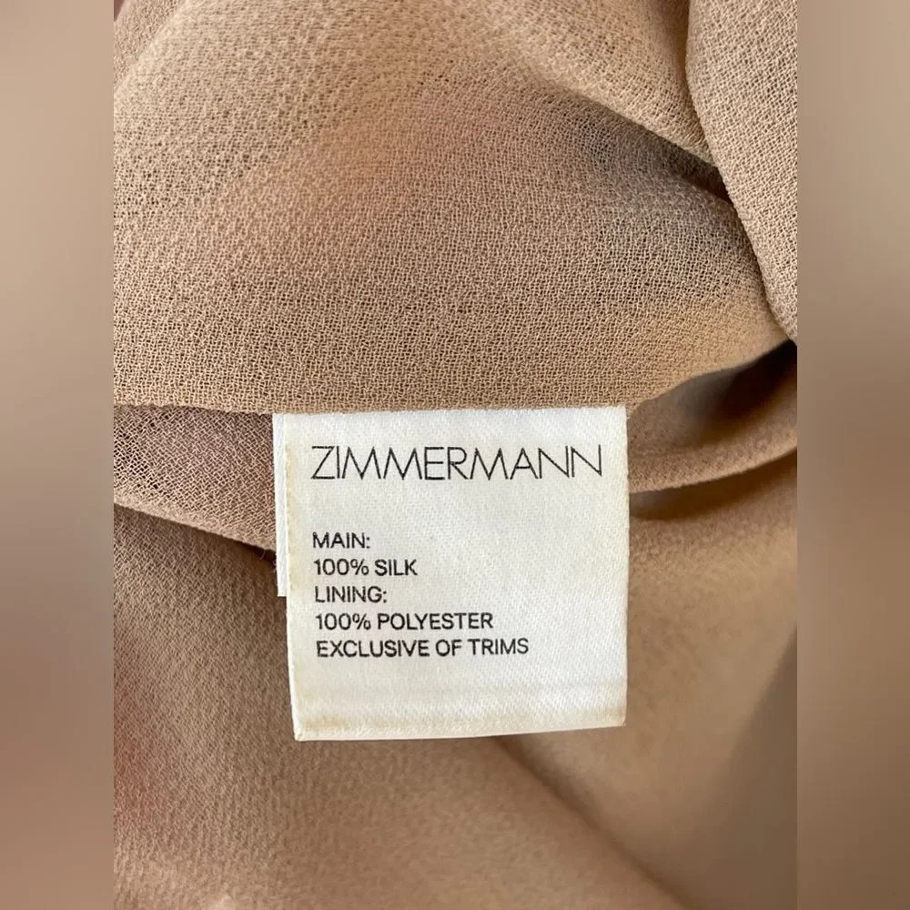 Zimmermann Eden Ruffle floral print dress size 8 - Picture 11 of 12